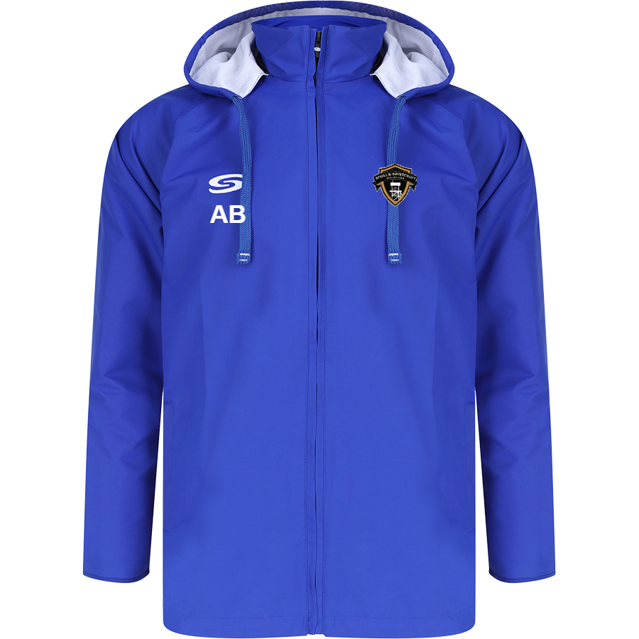 Ryhill and Havercroft Cricket Club - SS Core Rain Jacket - Royal/White ...