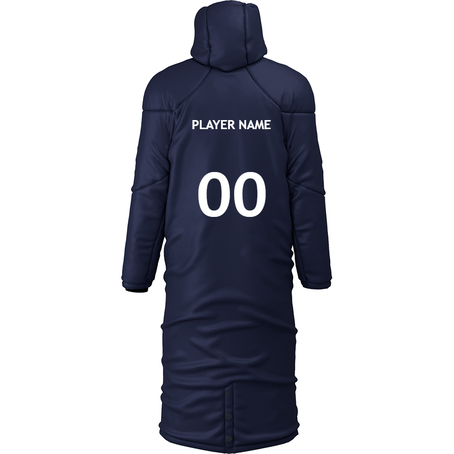 Divas Netball Club - SS Bench Coat - Navy | Serious Sport