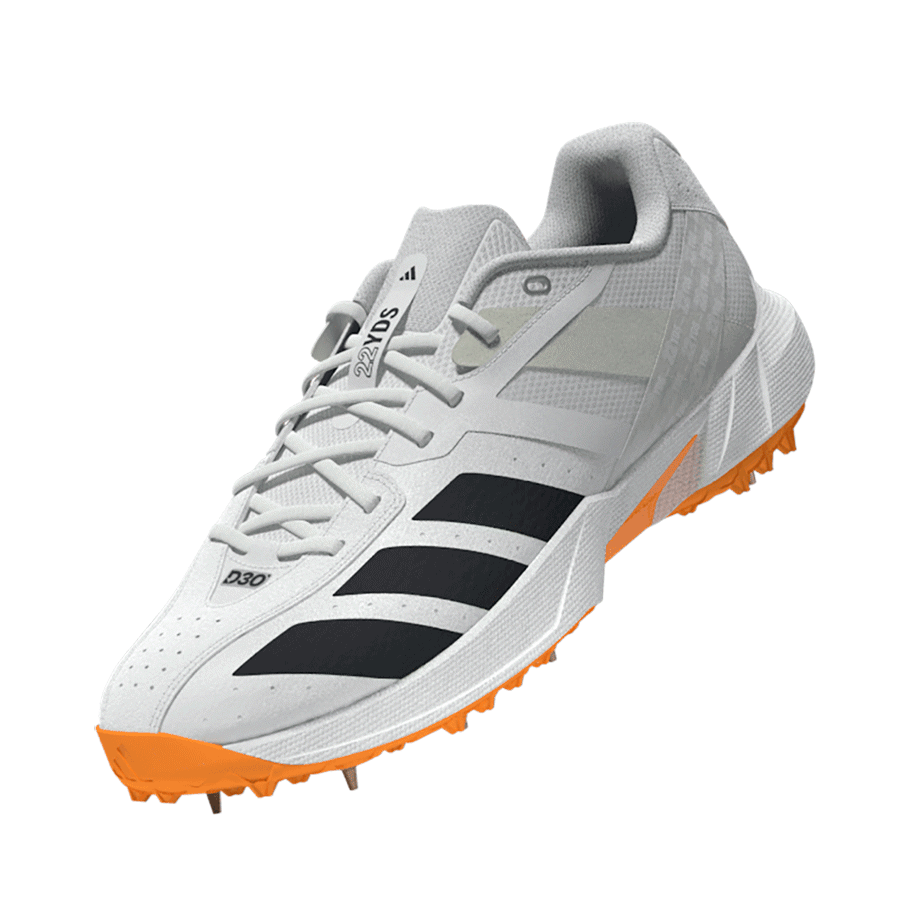 Adidas 22YDS Incurza (White) Cricket Spikes 2026 | Serious Cricket