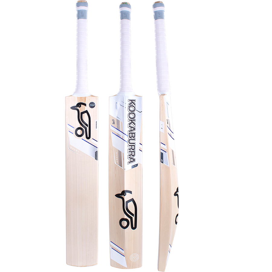Batte De Cricket Kookaburra Stealth 9.1 Junior Taille 2 - Saule Du Cachemire, Visage Pro Shield, Pour Jeunes Joueurs